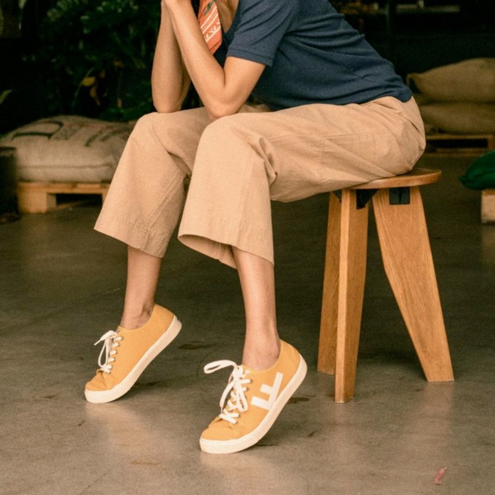 Flamingos Life | Eco-Conscious Organic Cotton Rancho Sneakers | NIB - Picture 9 of 12
